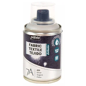 Comparateur de prix : PEBEO Peinture textile en bombe - 100 ml Argent