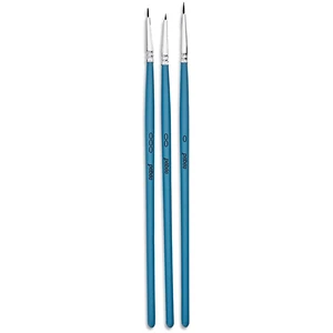 PEBEO POCHETTE 3 PINCEAUX AQUA ROND FIN - 100% bois FSC pas cher