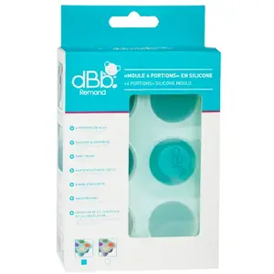 Moule en silicone 6 portions - bleu glacier - dBb Remond pas cher