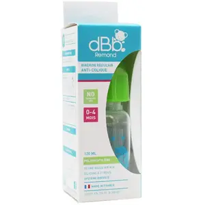 dBb Remond Biberon Régul'Air Vert Translucide 120mlVendu paratida-santediscount