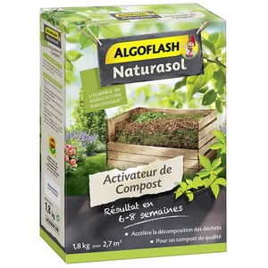 ALGOFLASH NATURASOL - Activateur de Compost 1,8 kg pas cher