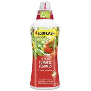 Comparateur de prix : Engrais Tomates et Légumes - ALGOFLASH NATURASOL - 750 mL