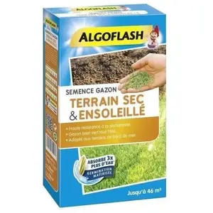 Comparateur de prix : ALGOFLASH - Gazon terrain sec ensoleillé 1kg