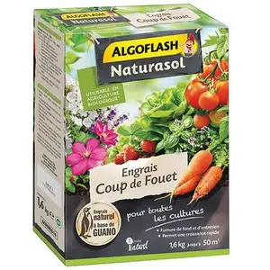 Comparateur de prix : ALGOFLASH NATURASOL Engrais coup de fouet à base de Guano - 1,6 kg