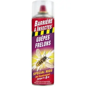 Comparateur de prix : BARRIERE A INSECTES Anti-nuisible Guepes, Frelons Spécial Nids - 500 mL
