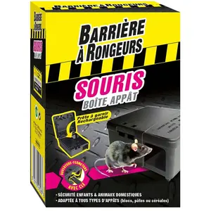 BARRIERE A RONGEURS Boîte appât souris pas cher