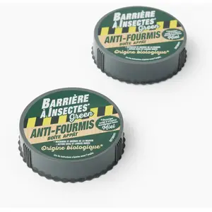 Comparateur de prix : BARRIERE A INSECTES green anti-fourmis boîte appât a base de spinoza - blister de 2 boîtes