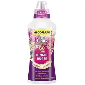 Comparateur de prix : Engrais Fleurs - ALGOFLASH NATURASOL - Longue Durée 60 jours - 750 mL