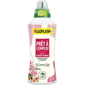 Engrais prêt à l'emploi plantes fleuries uab 1 l marque algoflash