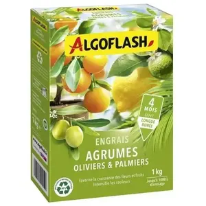 Comparateur de prix : Engrais Agrumes, Olivers et Palmiers - ALGOFLASH NATURASOL - 1 kg