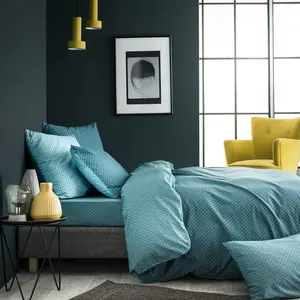 ORIGIN Housse de Couette imprimée en Bambou, Camille pas cher
