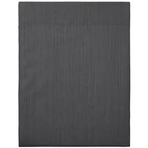 Origin Drap plat fines rayures ÉCORCE en bambou gris carbone