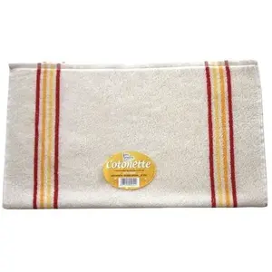 TISSAGES DE BEAULIEU Serpillière cotonnette écrue - 52x65 cm pas cher