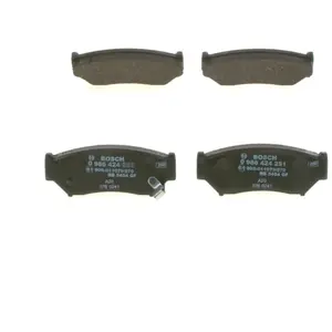 Jeu de 4 plaquettes de frein BOSCH 0 986 424 251 - Réf. 0986424251 pas cher