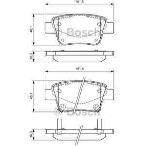 Bosch 0 986 424 798 plaquettes de frein bosch pas cher