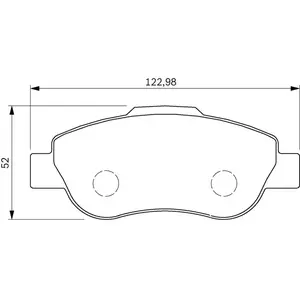BOSCH Plaquettes de frein X4 pour FIAT: Panda (Ref: 0 986 424 786) pas cher
