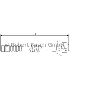 Comparateur de prix : Contact d'avertissement, usure des plaquettes de frein AP213 Bosch AP213