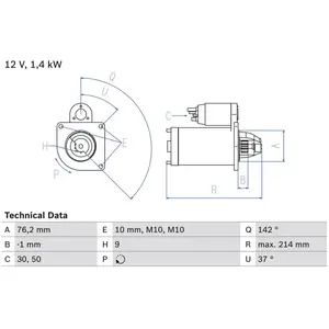 Comparateur de prix : Démarreur BOSCH 0 986 020 860