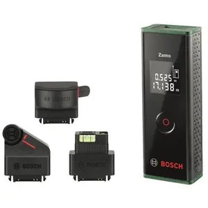 Télémètre laser BOSCH Zamo Set - Mesure jusqu'à 20m - 4 en 1