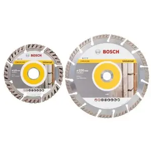 Comparateur de prix : Lot 2 Disques diamant BOSCH 125 mm / 230 mm spécial maçon - 06159975H9