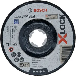 Bosch 10 Disques Abrasifs X-lock Expert For Metal - Bosch pas cher