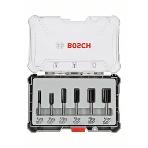 Comparateur de prix : Bosch - Coffret de 6 fraises droites à queue Ø12/16/20 mm 260701746
