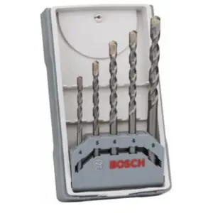 Comparateur de prix : BOSCH Set de Forets pour béton 5 pièces tige cylindrique