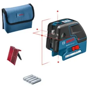Comparateur de prix : Laser à point gcl 25 Professional Bosch en kit avec étui de protection