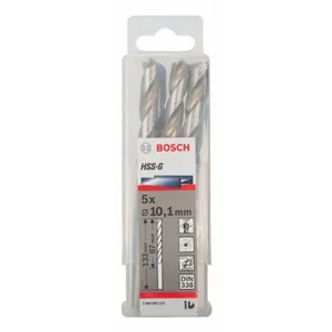 Bosch Forets à métaux HSSG standard, DIN 338 10,1 x 87 x 133 mm 5pc pas cher