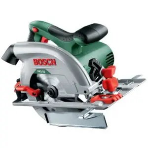 Scie circulaire filaire 1200 W Ø 160 x 20 mm avec butée parallèle PKS 55 Bosch