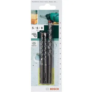 Comparateur de prix : Forets à béton Bosch SDS-Quick - Set de 3 forets 5/6/8 mm