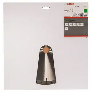 Comparateur de prix : Bosch Accesorios Lame De Scie Circulaire Pour Bois Op Wo B 305x30-40