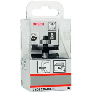 Comparateur de prix : 2608628404 Fraise à rainurer, 8 mm, D1 32 mm, l 6 mm, g 51 mm - Bosch
