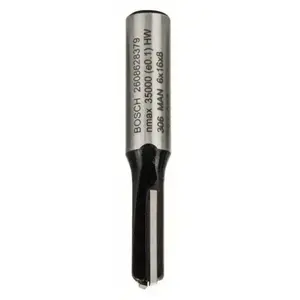 Fraise à rainurer 8 mm, D1 6 mm, l 16 mm, g 48 mm Bosch 2608628379 pas cher