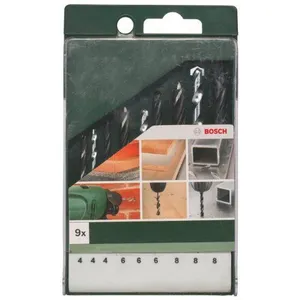 Comparateur de prix : Bosch Accessories 2609255483 Forets HSS-R pour Métal Bois et Pierre 9 pièces