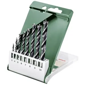Comparateur de prix : Bosch Set de 8 mèches à bois hélicoïdales Bosch 2609255215