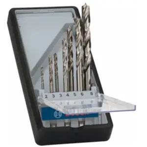Comparateur de prix : Coffret de 7 mèches à bois hélicoidales 1/4'' - BOSCH - 2607019923 TU