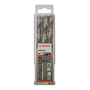 Comparateur de prix : Bosch Accessories Bosch 5 Forets à Métaux Rectifiés Hss-co, Din 338 12 101 151 Mm