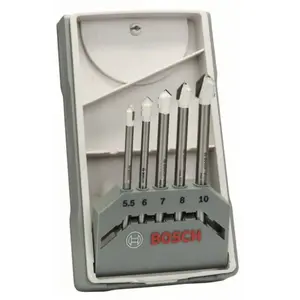 Comparateur de prix : Bosch Bosch Forets à carrelage CYL-9 Ceramic, set de 5 pièces 5,5, 6,0, 7,0, 8,0, 10,0 mm