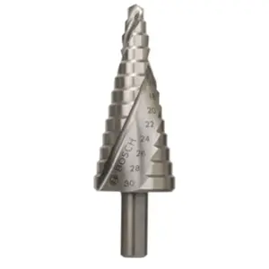 Comparateur de prix : 2608597518 Fraise étagée queue 3 pans Longueur 50 mm Exécution hss - Bosch