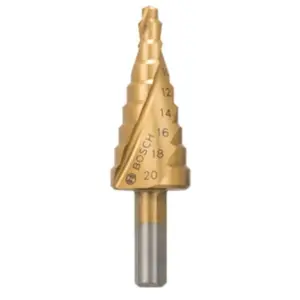 Comparateur de prix : Bosch Fraise étagée HSS-TiN 4 - 20 mm, 8,0 mm, ...