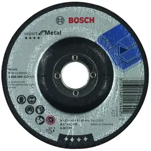 Comparateur de prix : Meule à ébarber métaux BOSCH - Ø125 AL 22,23 Ep 6 - Lot de 1