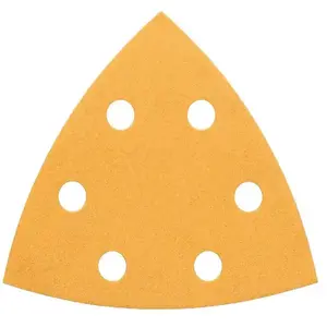 Comparateur de prix : Lot de 5 feuilles abrasives Best for Wood Delta 93mm BOSCH 2608605152