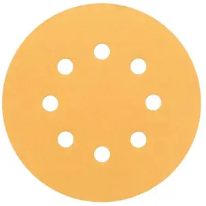 Comparateur de prix : Disques abrasifs - BOSCH - Ø 125 mm - 5 pièces - Grain 60 - 8 Trous