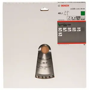 Comparateur de prix : Bosch Lame de scie à onglet et radiale 216x30, 48 Dents