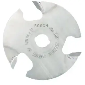 Comparateur de prix : Bosch 1 Fraises Circulaire Ã Rainurer, Ã Trois Taillants, Carbure