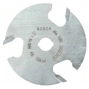 Comparateur de prix : Bosch 1 Fraises Circulaire Ã Rainurer, Ã Trois Taillants, Carbure