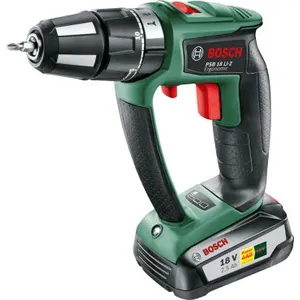 Comparateur de prix : Perceuse visseuse à percussion Bosch psb 18 LI-2 Ergonomic - 06039B0300