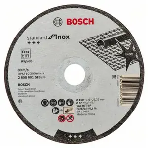 Comparateur de prix : Bosch Bosch Disque de coupe droite standard pour Inox WA 46 T BF. 150 ...