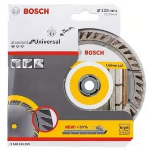Comparateur de prix : Bosch Professional Disque De Coupe Diamanté 2608615059 125x22.33 Mm